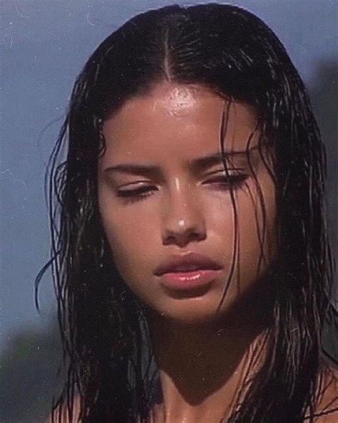 adriana lima toung|More.